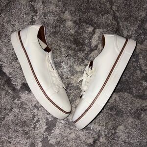 White Leather Men's Sneakers porter and ash london size 12